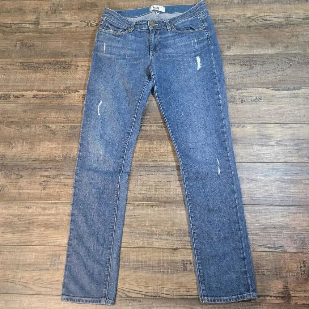 Paige Skyline Skinny women's jeans size 28 lightly distressed